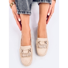 Mocasines mujer Leif Beige 5