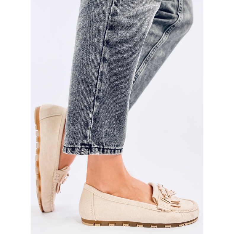 Mocasines mujer Leif Beige 2