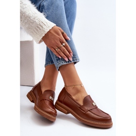 Zazoo 20165 Mocasines Mujer Piel, Marrón 1