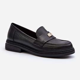 Zazoo 20165 Mocasines Mujer Piel, Negro 4
