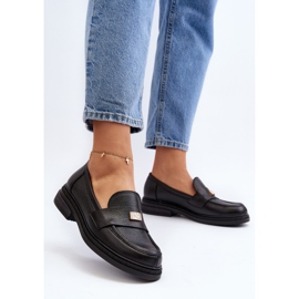 Zazoo 20165 Mocasines Mujer Piel, Negro 7