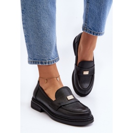 Zazoo 20165 Mocasines Mujer Piel, Negro 8
