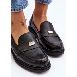 Zazoo 20165 Mocasines Mujer Piel, Negro 10