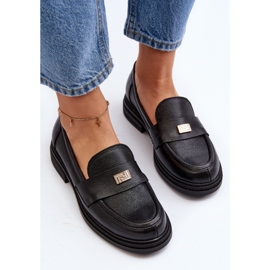 Zazoo 20165 Mocasines Mujer Piel, Negro 11
