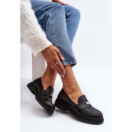 Zazoo 20165 Mocasines Mujer Piel, Negro 3