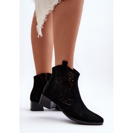 Vinceza Botas Caladas Mujer Negro Madalina 8