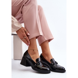 Vinceza Zapatos Tacón Alto Charol Negro Nireva 3