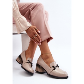 Vinceza Zapatos Tacón Charol Beige Nireva 2 Vinceza Zapatos Tacón Charol Beige Nireva 2