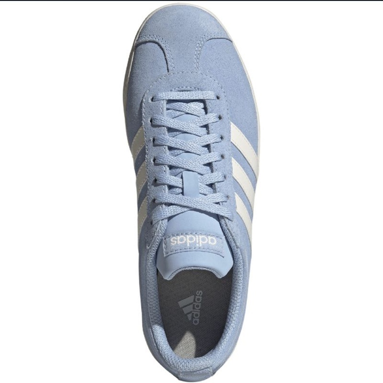 Adidas Vl Court 2.0 Gamuza Mujer IF7565 azul 1