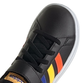 Zapatillas Adidas Grand Court 2.0 El K Jr HP8914 negro 3