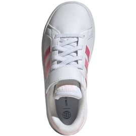 Zapatillas Adidas Grand Court Elastic Lace and Top Strap Jr IG4838 blanco 1