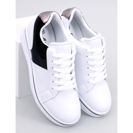 Tobey zapatillas negras con cuña blanco 1