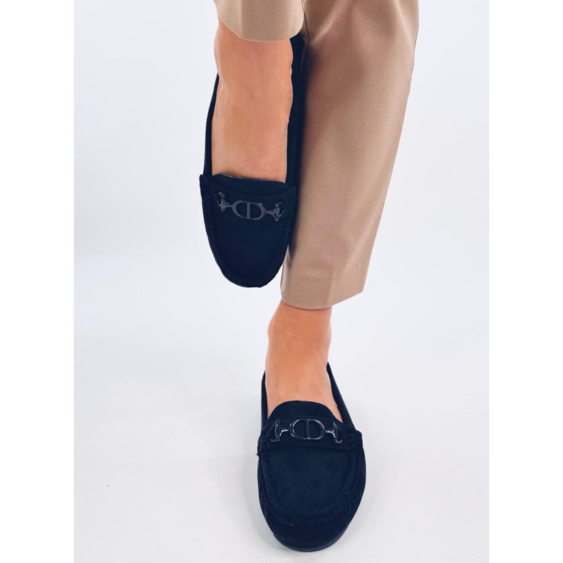 Mocasines mujer Trabei Navy de ante azul 1