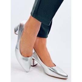 Zapatos de tacón Shers Silver plata 3