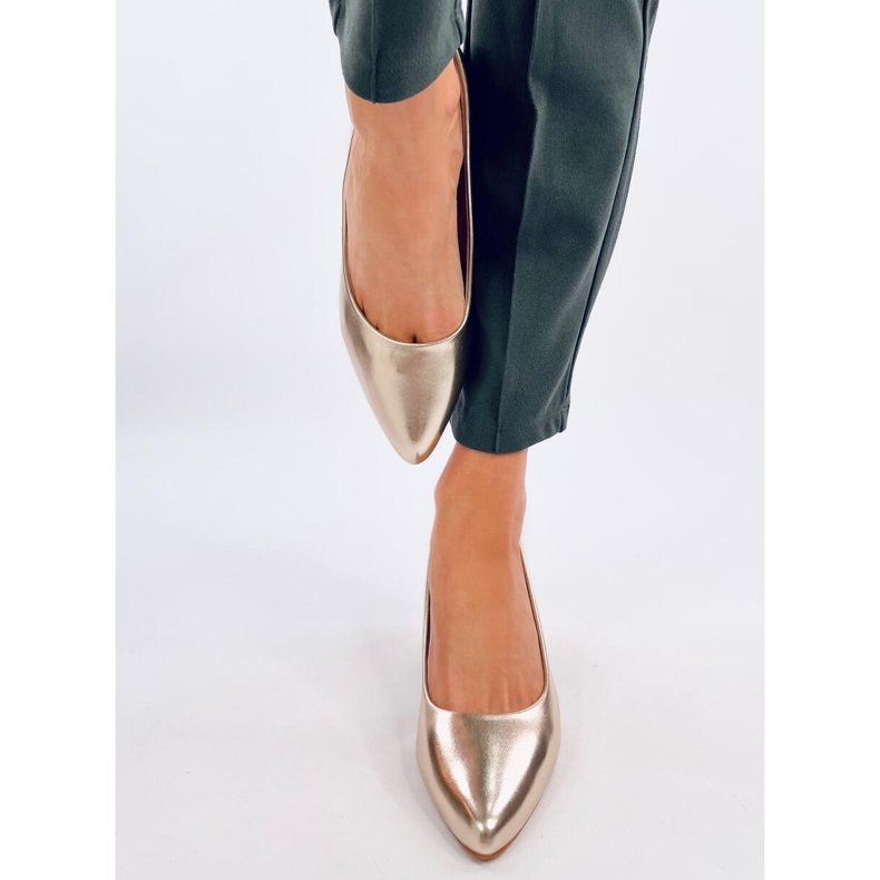 Zapatos de tacón Shers Gold dorado 1