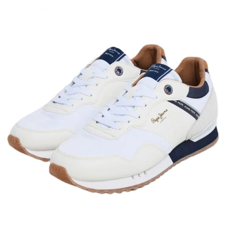 Zapatillas Pepe Jeans London Court M PMS40002 blanco 1