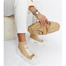 Zapatillas altas beige de Ronchis 2