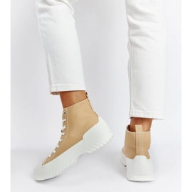 Zapatillas altas beige de Ronchis 3