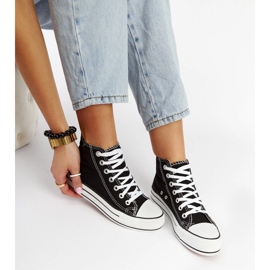 Zapatillas altas Puglia negras negro 2