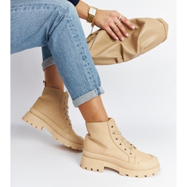 Botines ligeros beige de Obispo 1