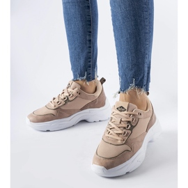 Zapatillas deportivas Lee Cooper en color polvo. rosado 1