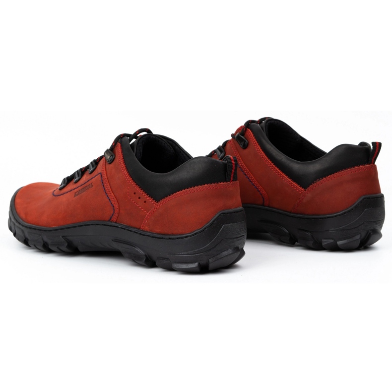 Kampol Zapatillas trekking hombre 36 rojo 4