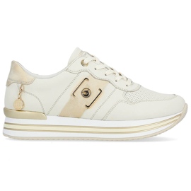 Deportivas piel, deportivas mujer, beige Remonte D1322-60 7