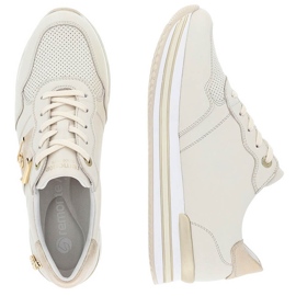 Deportivas piel, deportivas mujer, beige Remonte D1322-60 8