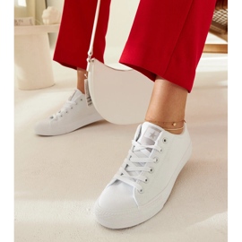 Deportivas Rocky de tela blanca. blanco 1