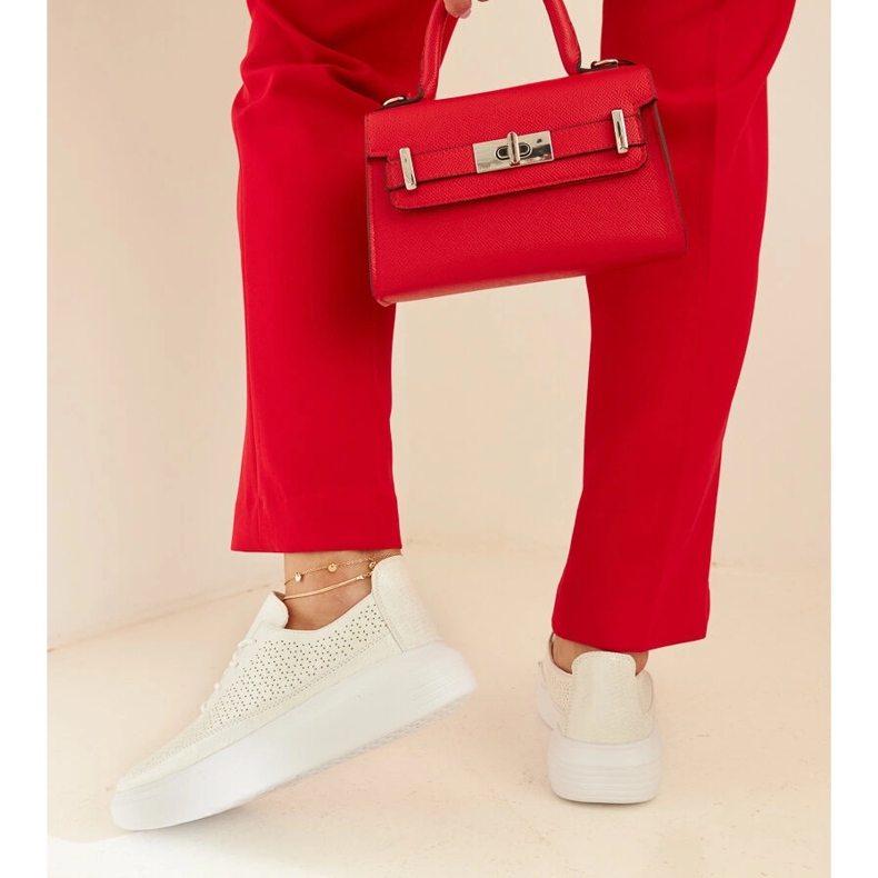 Zapatillas Lori plateadas con plataforma 1