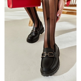 Mocasines hebilla resortes negros 2 Mocasines hebilla resortes negros 2