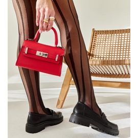 Mocasines hebilla resortes negros 4