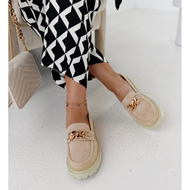 Mocasines de ante beige de Elenor 1