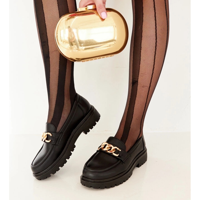 Mocasines negros en Elenor 1