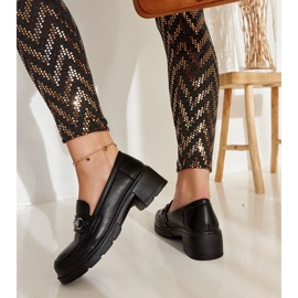 Mocasines Grisel ecopiel negra negro 3