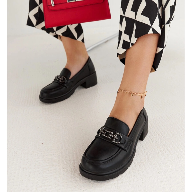 Mocasines de ecopiel negros de Lyyli 1 Mocasines de ecopiel negros de Lyyli 1