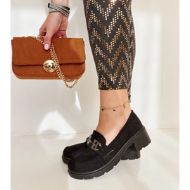 Mocasines Tytti de ante negro 2