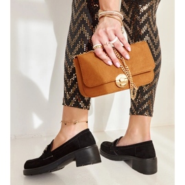 Mocasines Tytti de ante negro 3