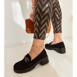 Mocasines Tytti de ante negro 4