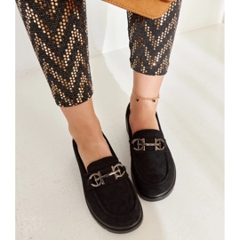 Mocasines Tytti de ante negro 5