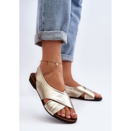 Zazoo 40407 Sandalias Mujer Piel Dorado 6