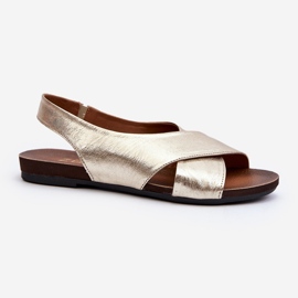 Zazoo 40407 Sandalias Mujer Piel Dorado 3