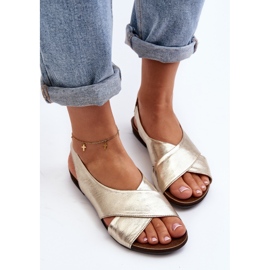 Zazoo 40407 Sandalias Mujer Piel Dorado 9