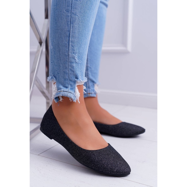 Seastar Bailarinas de Mujer Glitter Negro Fifi 1