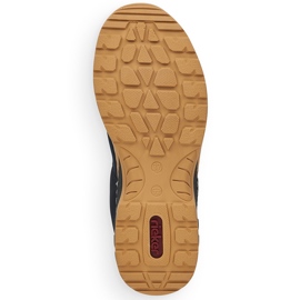 Deportivas cómodas sin cordones para mujer, azul marino, Rieker M0564-14 4