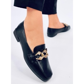 Mocasines mujer Negro Malva 2