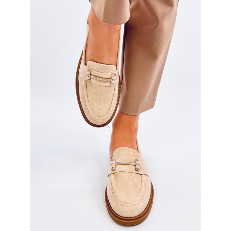 Mocasines de mujer Ferdis Beige 1