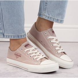 Zapatillas de mujer con cordones Big Star NN274239 rosado 3