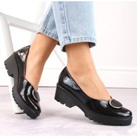 Zapatos mujer charol con decoración Filippo DP4569 negro 1