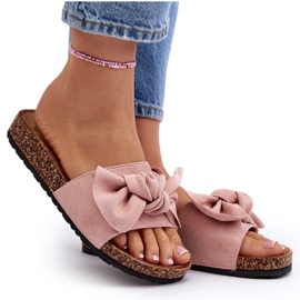 Chanclas de Mujer con Lazo, Rosa Ezephira rosado 8